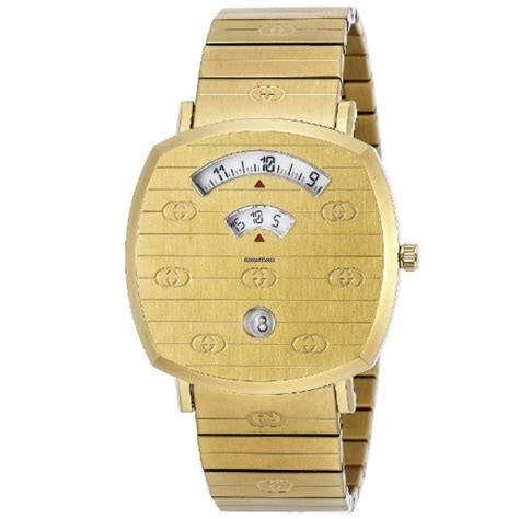 gucci ya157409|Gucci Grip Quartz Gold Dial Unisex Watch YA157409.